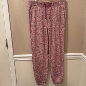UGG Australia Woman's Mid-Rise Heathered Sweatpants Size M in color Wine